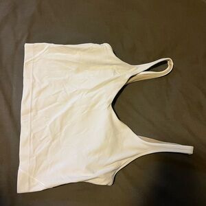 Lululemon Athletica Cream Tank Top with Soft Stretch Fabric